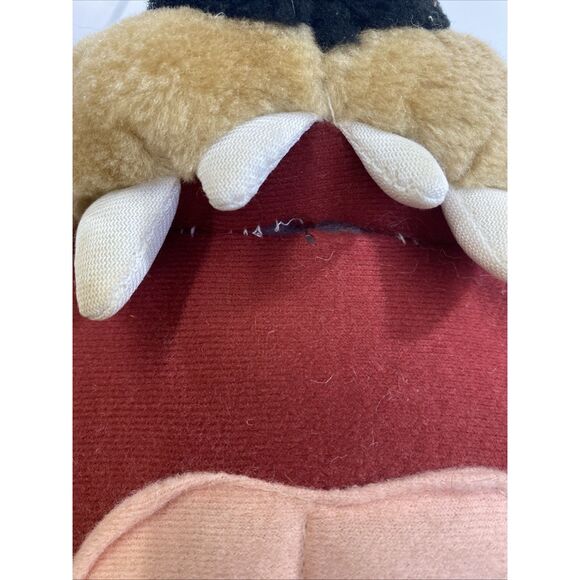 Vtg Looney Tunes 16” Hippie Tazmanian Devil Plush Stuffed Animal Ace 1990s Read - Picture 8 of 9
